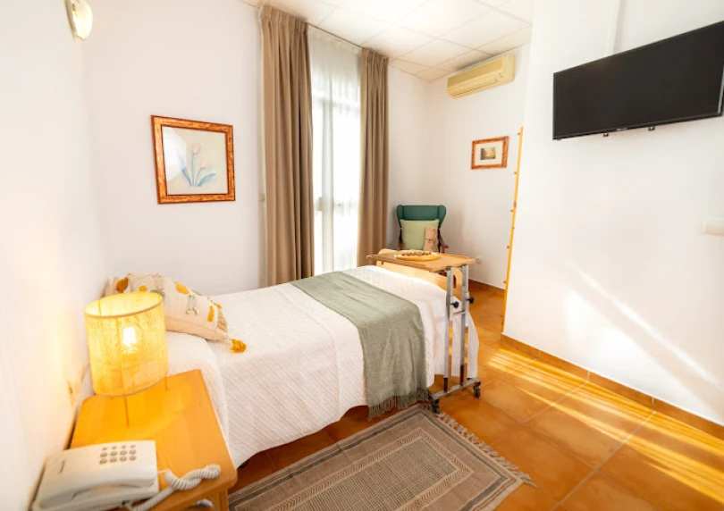 habitación residencia de ancianos en Málaga